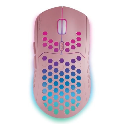 Rato MARS GAMING MMW3 RGB Wireless 3200DPI Rosa