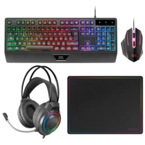 CONJUNTO MARS GAMING Combo 4 em 1 RGB - MCP124PROPT CONJUNTO MARS GAMING Combo 4 em 1 RGB - MCP124PROPT