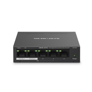 Switch MERCUSYS 5-Port Gigabit Desktop Switch with  4-Port PoE+