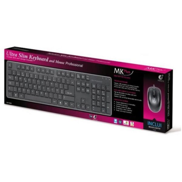 Teclado e Rato MKPLUS TG8116MS Ultra Slim