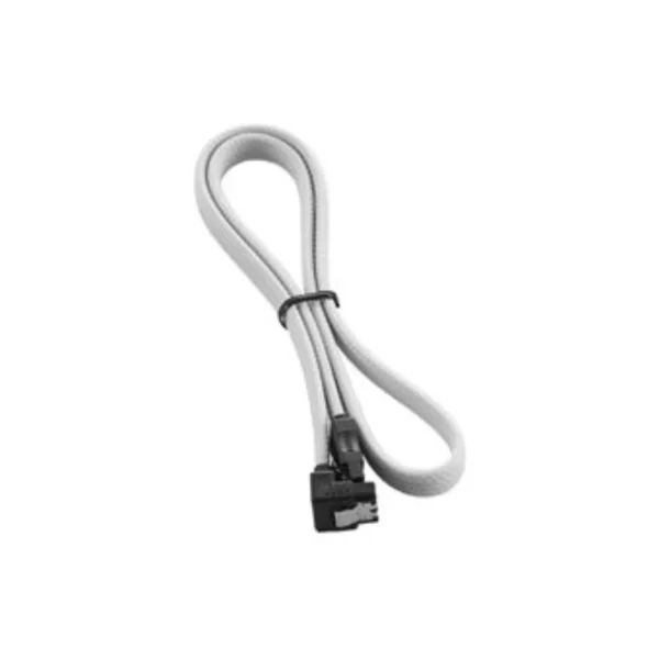 Cabo SATA III 90º CABLEMOD ModMesh 30cm Branco