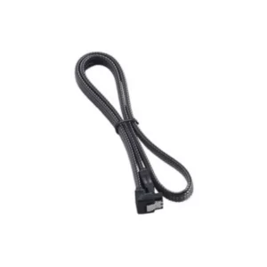 Cabo SATA III 90º CABLEMOD ModMesh 60cm Carbono