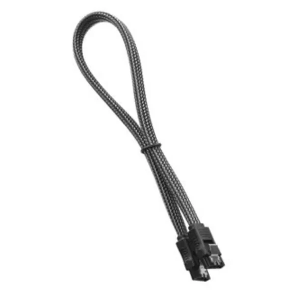 Cabo SATA III CABLEMOD ModMesh 30cm Carbono