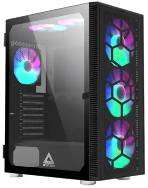Caixa ATX MONTECH X3 Glass RGB Vidro Preta