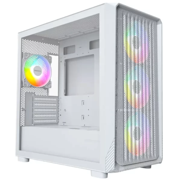 Caixa Micro-ATX MONTECH Caixa ATX X5M Glass ARGB Branca