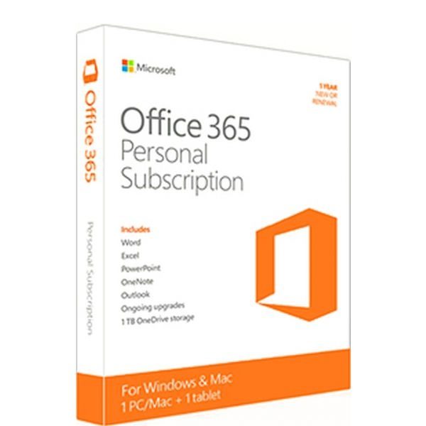 MICROSOFT 365 Pessoal 12 Meses Multi-Linguagem Win/MAC Licença Digital