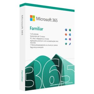MICROSOFT M365 Família 1 a 6 Pessoas 12 meses Win/MAC Medialess PT