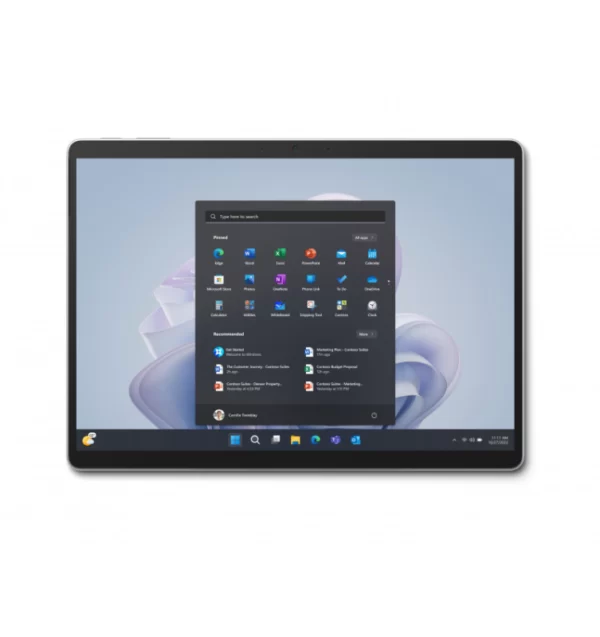 Portátil MICROSOFT Surface Pro 9 i7-1265U G12 16GB 512GB SSD 13” Touch Platina Windows 11 Pro