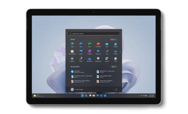 Portátil MICROSOFT Surface GO 4 N200 8GB 256GB Windows 11 Pro Platinum