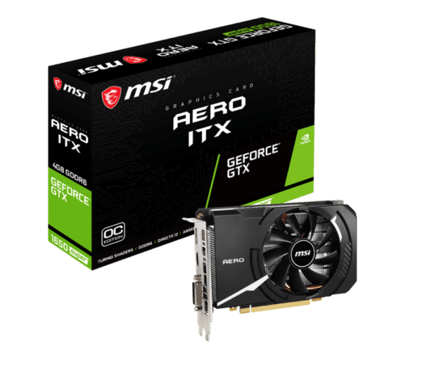 PLACA GRÁFICA MSI GeForce GTX 1650 SUPER AERO ITX 4GB OC