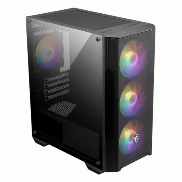 Caixa ATX MSI MAG FORGE M100A RGB Preta