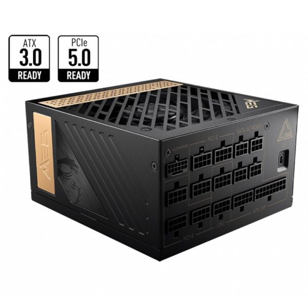 FONTE MSI MEG Ai1300P PCIE5 1300W 80 Plus Platinum Full Modular