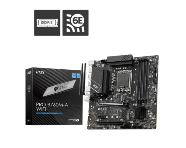 MOTHERBOARD MSI PRO B760M-A WIFI LGA1700
