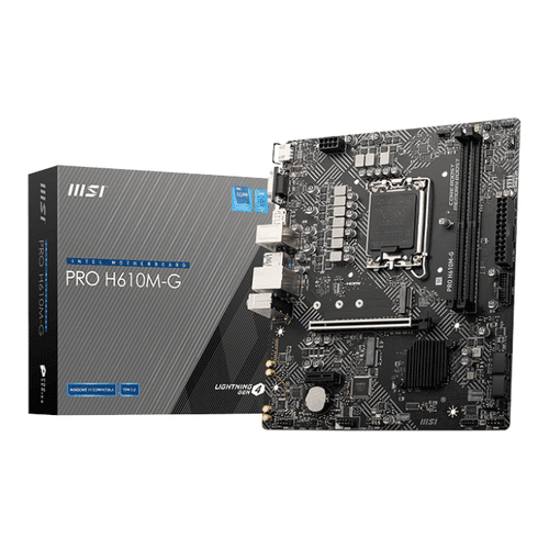 MOTHERBOARD MSI PRO H610M-G 1700 MATX 2XDDR5