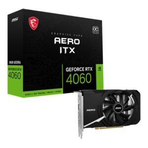 PLACA GRÁFICA MSI GeForce RTX 4060 AERO ITX OC 8GB GDDR6X