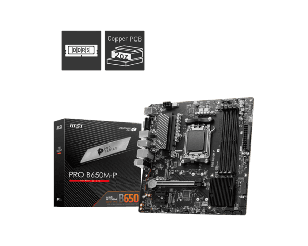 MOTHERBOARD MSI PRO B650M-P