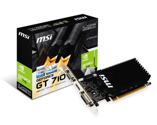 Placa Gráfica MSI GeForce GT710 1GB DDR3
