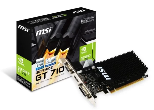 PLACA GRÁFICA MSI GeForce GT710 2GB LP DDR3