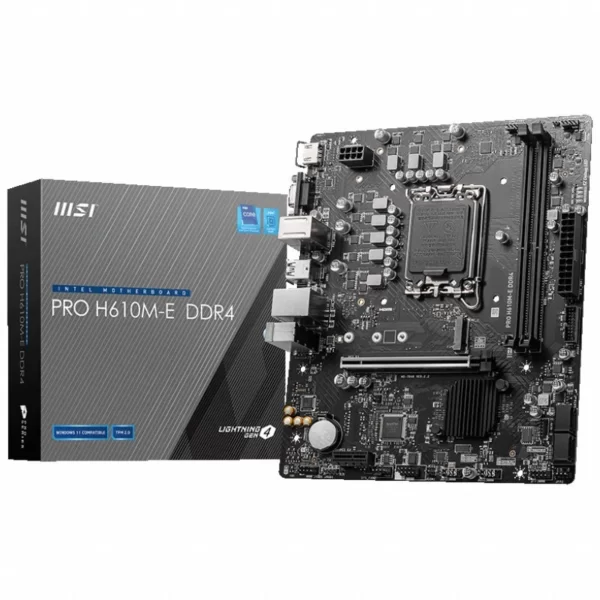MOTHERBOARD MSI PRO H610M-E D4