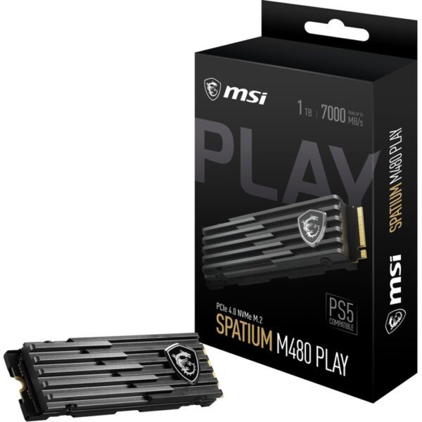SSD MSI SPATIUM M480 PLAY 1TB M.2 Gen4 NVMe PCI-e 4.0