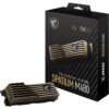 SSD MSI  SPATIUM M480 2TB M.2 Gen4 NVMe PCI-e 4.0 C/ Heatsink