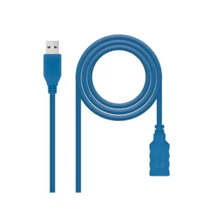 Cabo USB 3.0 Nanocable USB-A M/F 2M Azul Cabo USB 3.0 Nanocable USB-A M/F 2M Azul