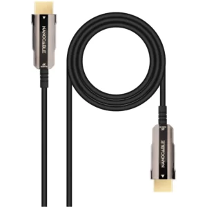 Cabo NANOCABLE HDMI V2.0 AOC 18Gbps 20M Preto