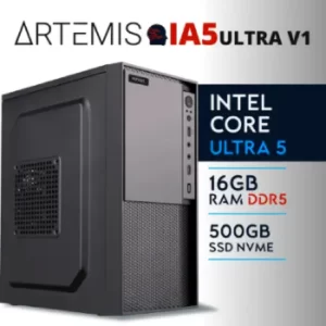 Computador - Office - ARTEMIS-IA5- ULTRA5 225 | 2 x RAM 8GB DDR5 5600 CL46 | SSD NVME 500GB ( Sem sistema Operativo )
