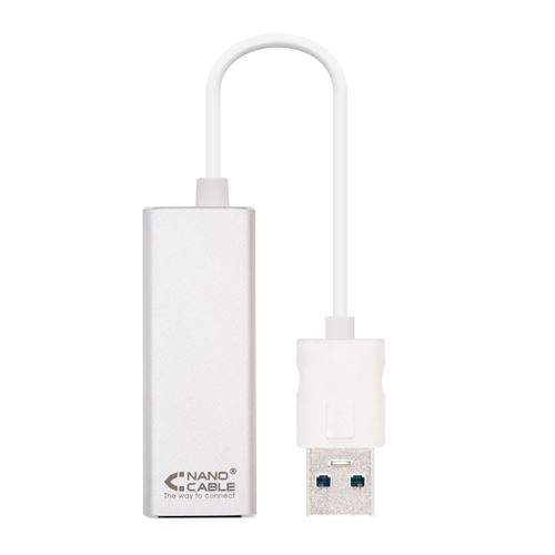 Adaptador Gigabit NANOCABLE USB 3.0 para RJ45 Gigabit