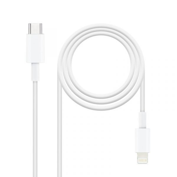 Cabo NANOCABLE Lightning Tipo Lightning-USB-C / Macho 1m