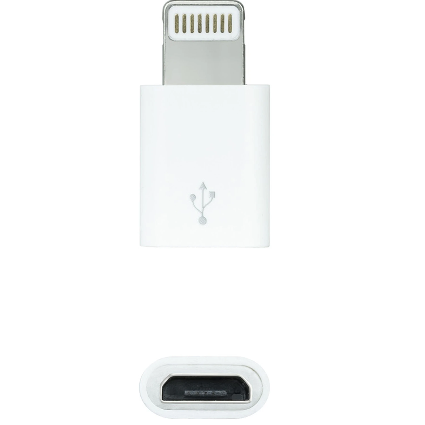 Adaptador USB NANOCABLE Tipo Lightning/M-M-Micro B/F Branco