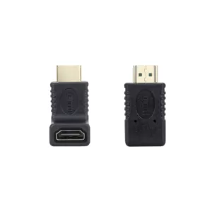 Adaptador Angular NANOCABLE HDMI M/F Preto Adaptador Angular NANOCABLE HDMI M/F Preto