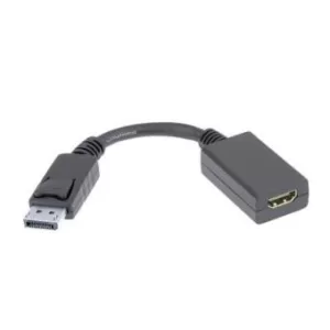 Adaptador NANOCABLE DisplayPort M > HDMI F 15 CM Preto