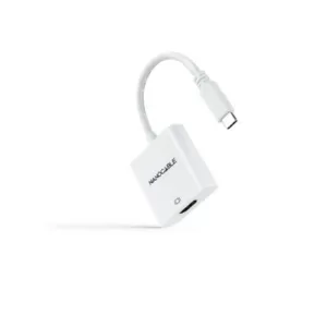Adaptador NANOCABLE USB-C M > HDMI F 15 CM Branco