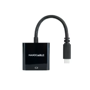 Adaptador NANOCABLE USB-C M > HDMI F 15 CM Preto