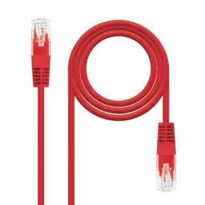 Cabo de Rede NANOCABLE RJ45 CAT.6 UTP 30 CM Vermelho