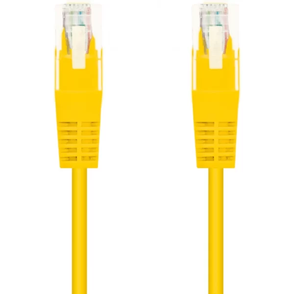 Cabo de Rede NANOCABLE RJ45 CAT.6 UTP 25CM Amarelo