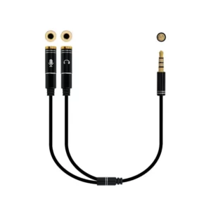 Adaptador Audio NANOCABLE Jack 3.5 Macho / 2X Jack 3.5 Fêmea