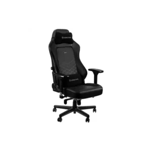 Cadeira NOBLECHAIRS HERO PU Leather Preto/Branco Platina