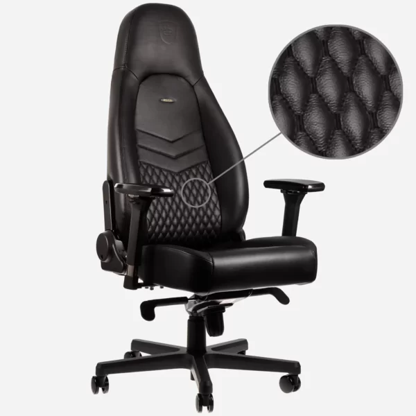 Cadeira NOBLECHAIRS ICON Real Leather Preto
