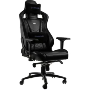 Cadeira NOBLECHAIRS EPIC PU Leather Preto/Azul