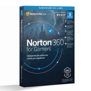 Anti-Vírus NORTON 360 for Gamers 3 Dispositivos 1 Ano