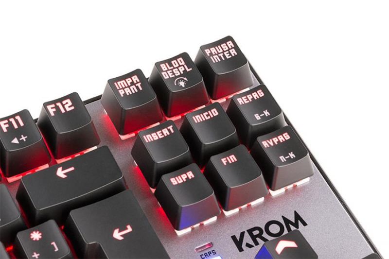 Teclado NOX Krom Kernel TKL Mechanical Compact Gaming RGB PT - nanoChip