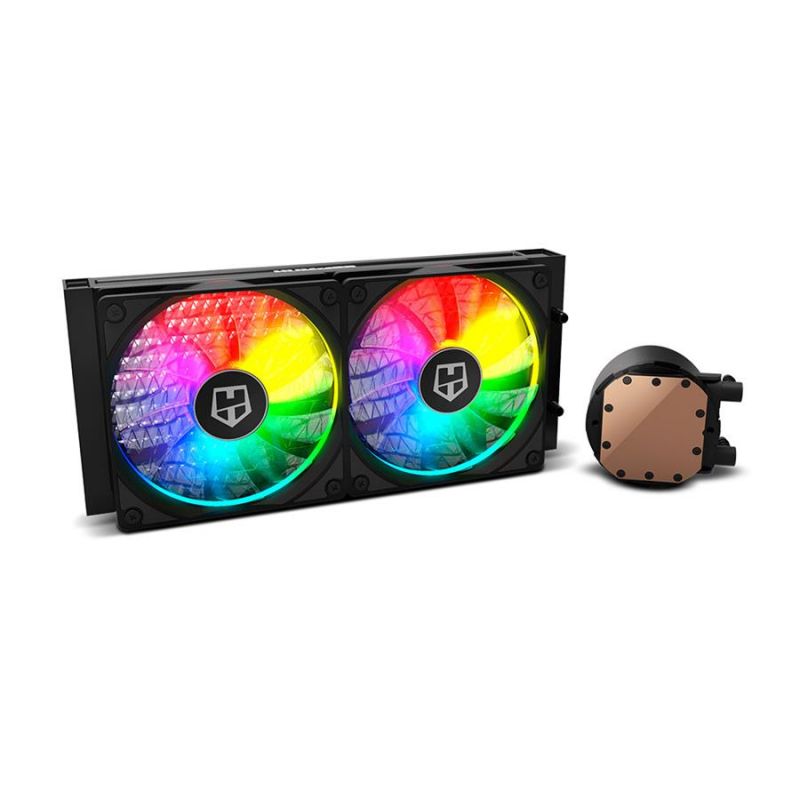 Water Cooler NOX Hummer H240 AURA ARGB nanoChip