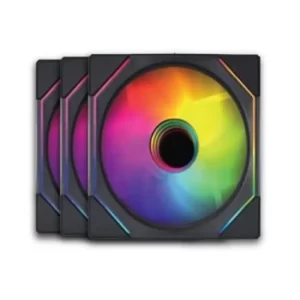 Ventoinha NTECH 3X Slayer Infinity 120mm ARGB Reverse Preto Ventoinha NTECH 3X Slayer Infinity 120mm ARGB Reverse Preto