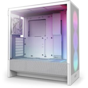 Caixa NZXT H5 Flow Rgb Branco Cc-H51Fw-R1 Caixa NZXT H5 Flow Rgb Branco Cc-H51Fw-R1