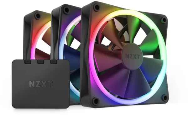 Ventoinha NZXT 120 Mm Aer Rgb 3 Triple Preto Rf-R12Tf-B1