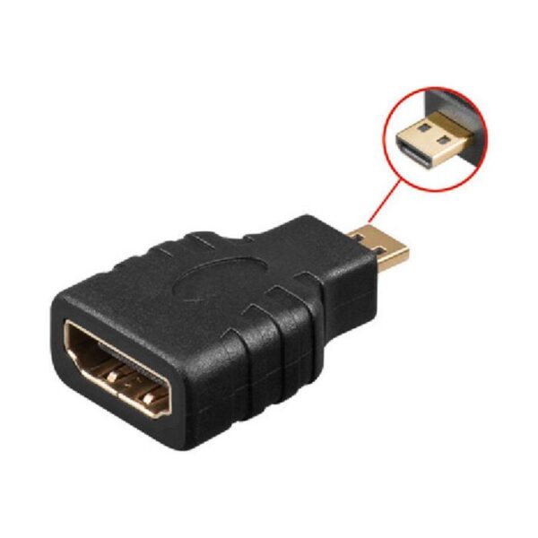 Adaptador HITEC HDMI Fêmea / Micro HDMI Macho Adaptador HITEC HDMI Fêmea / Micro HDMI Macho