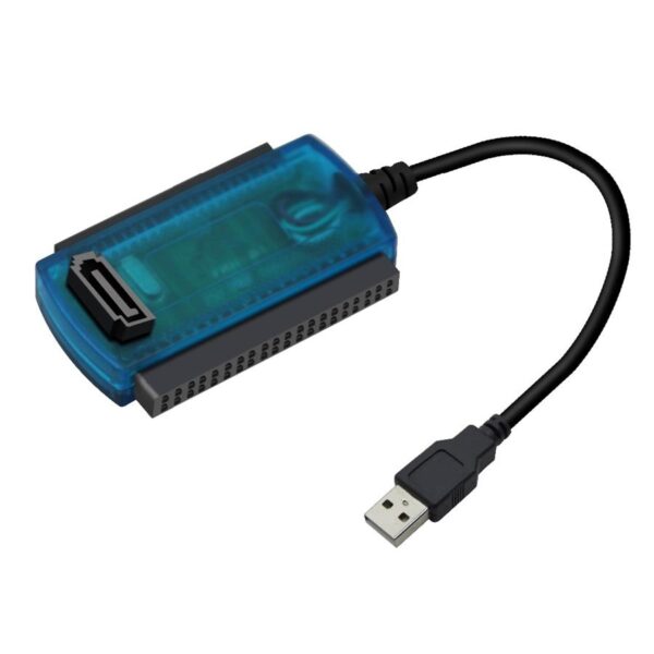 Adaptador GEMBIRD USB 2.0 P/ SATA e IDE 2.5/3.5/5.25
