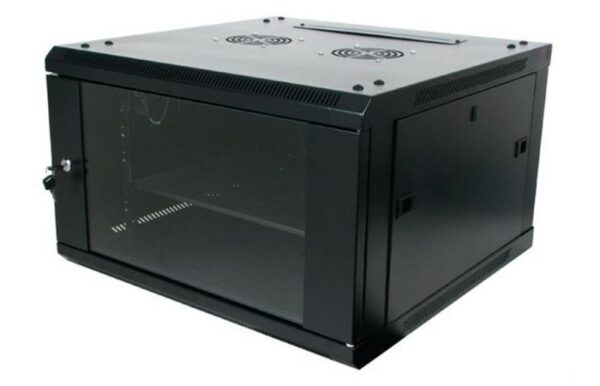 Armário Mural Bastidor OEM 6U 600x600mm Preto